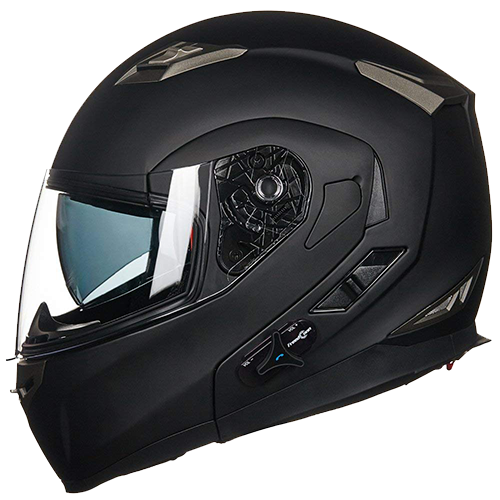 ILM Bluetooth Integrated Modular Flip-up Full Face Motorcycle Helmet