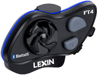 LEXIN LX-FT4 1-4 Rider Motorcycle Bluetooth Headset Small
